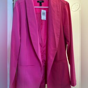 Torrid Pink Longline Blazer